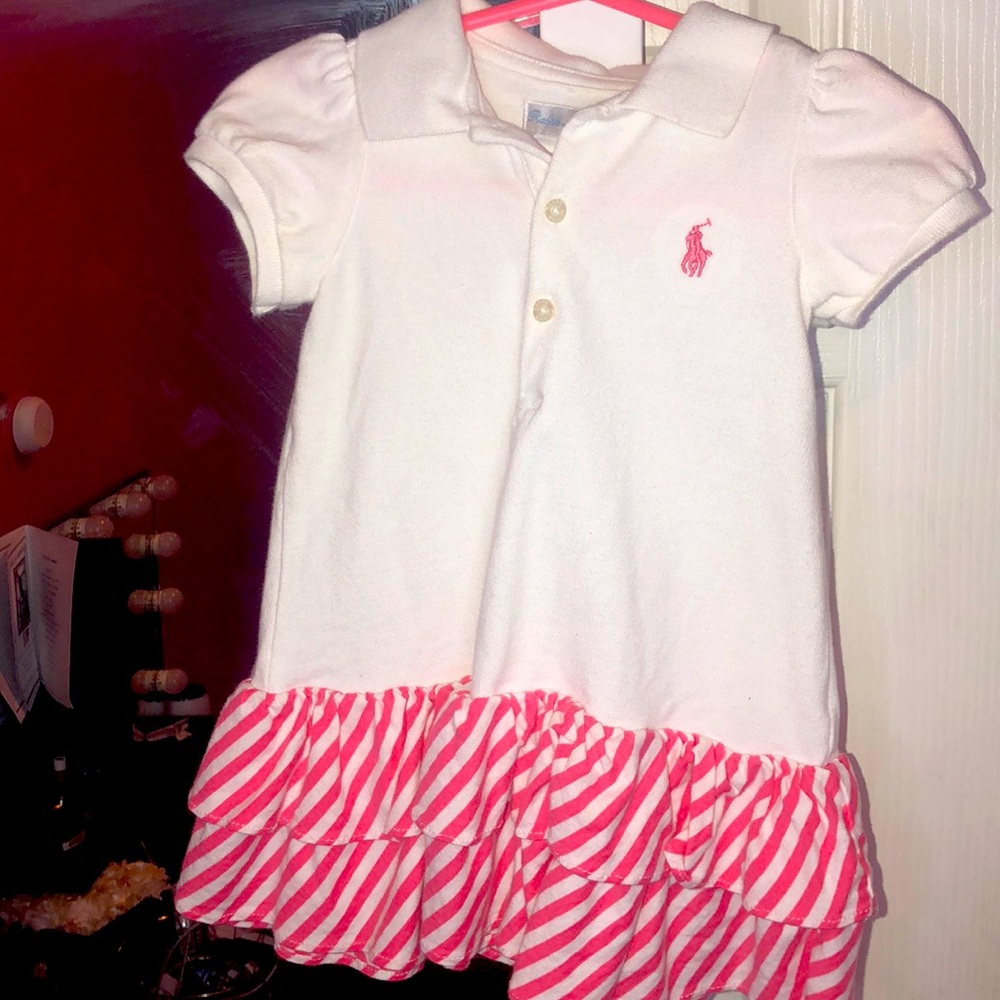 RALPH LAUREN INFANT GIRLS DRESS